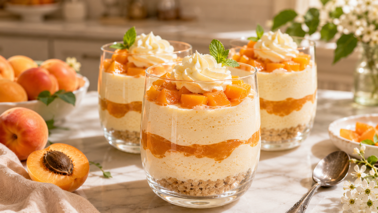 Verrines Mousse à l’Abricot