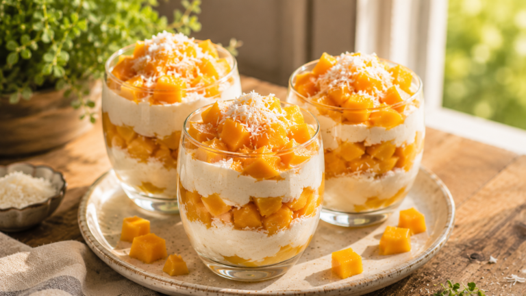 Verrines Coco Mangue
