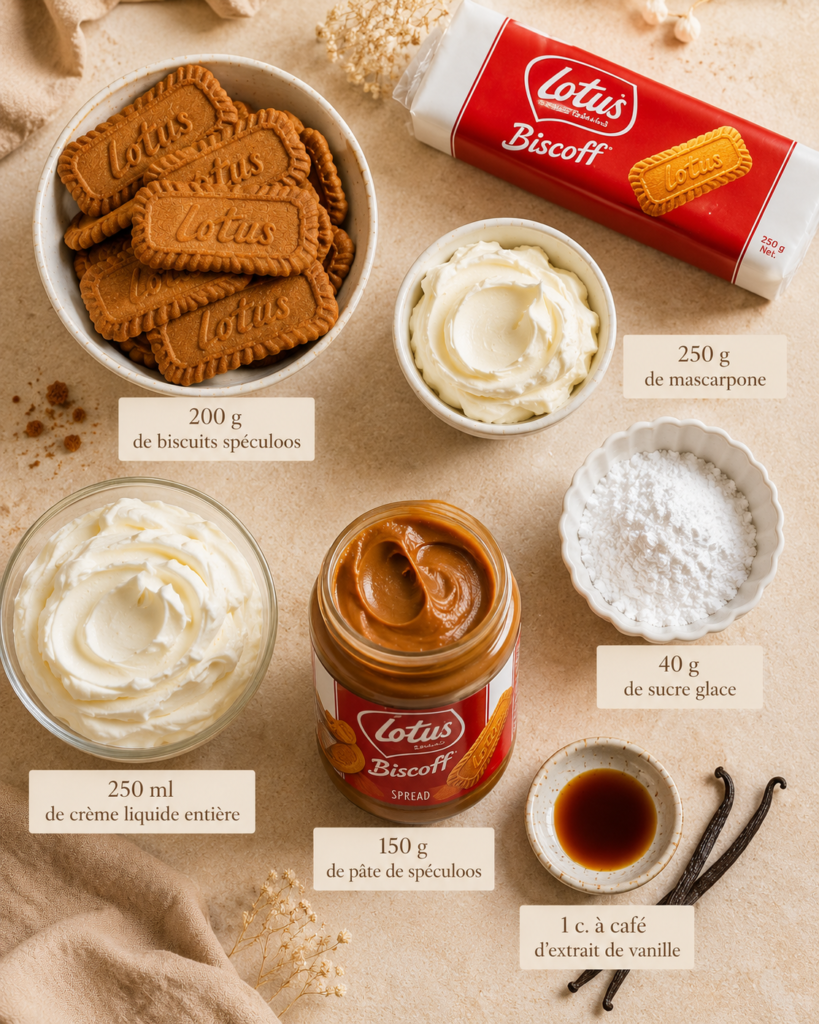 Verrine Mousse Spéculoos