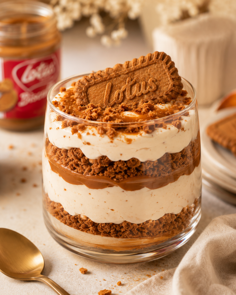 Verrine Mousse Spéculoos