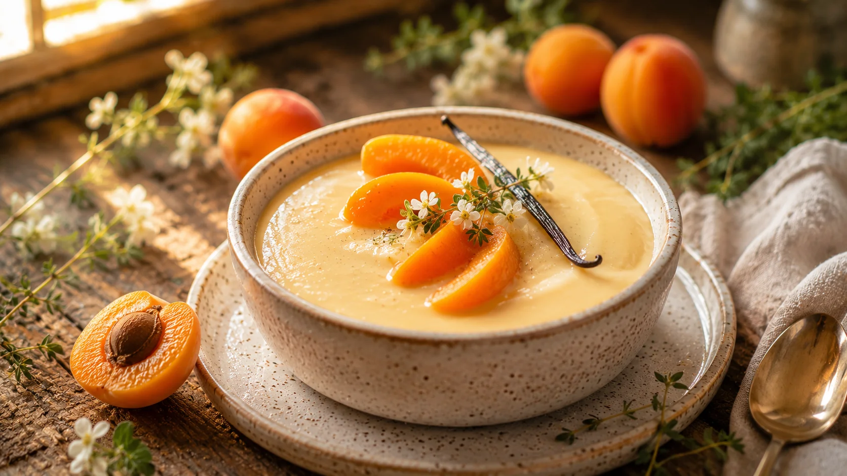 Crème Abricot Vanille recipe