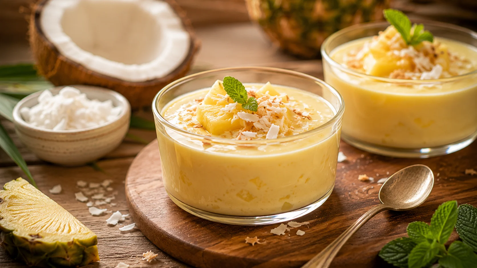 Crème Ananas Coco recipe