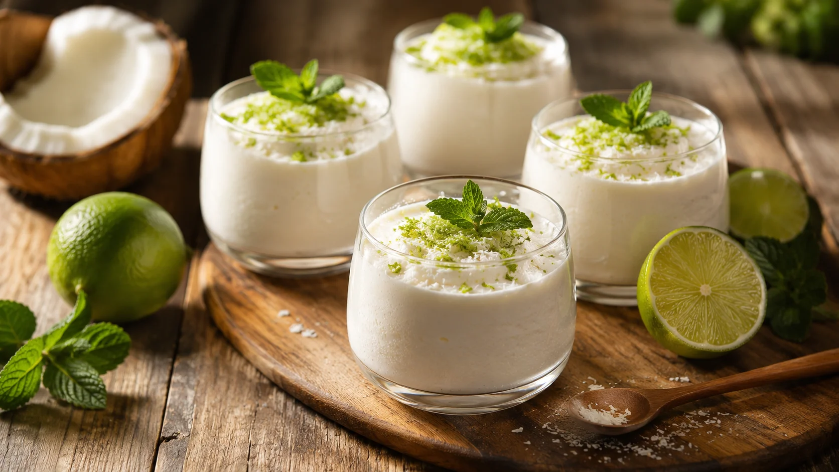 Mousse Coco Citron Vert recipe