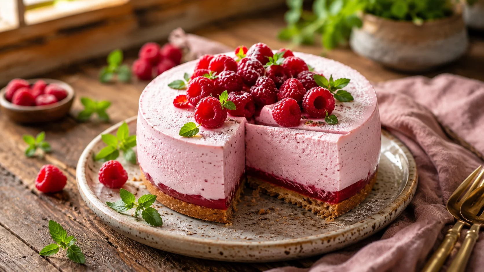 Mousse Framboise Nuage recipe