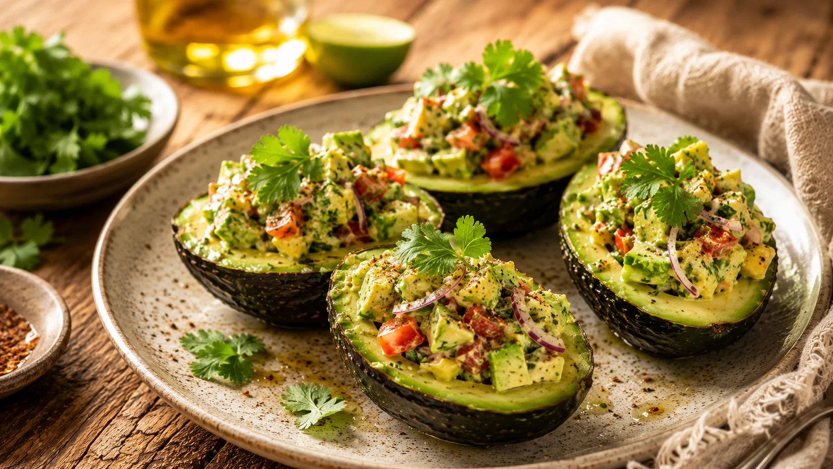 Salade Avocats farcis recipe