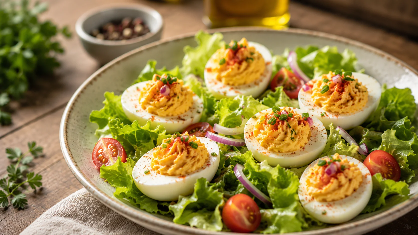 Salade Œufs mimosa revisités recipe