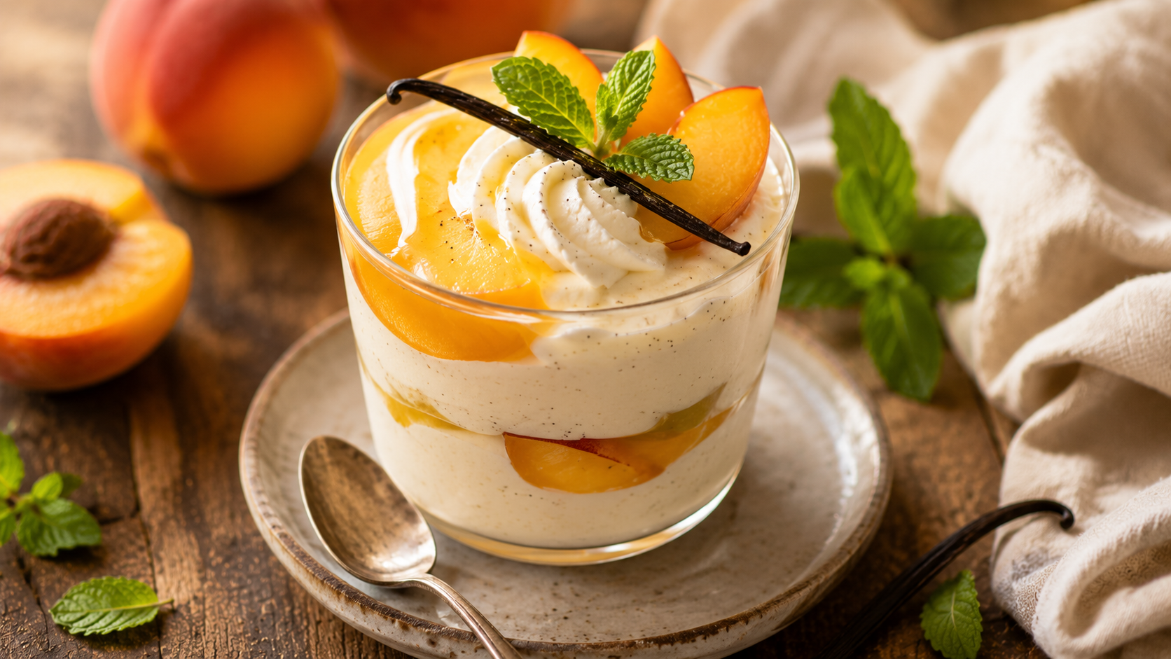 Mousse Pêche Vanille