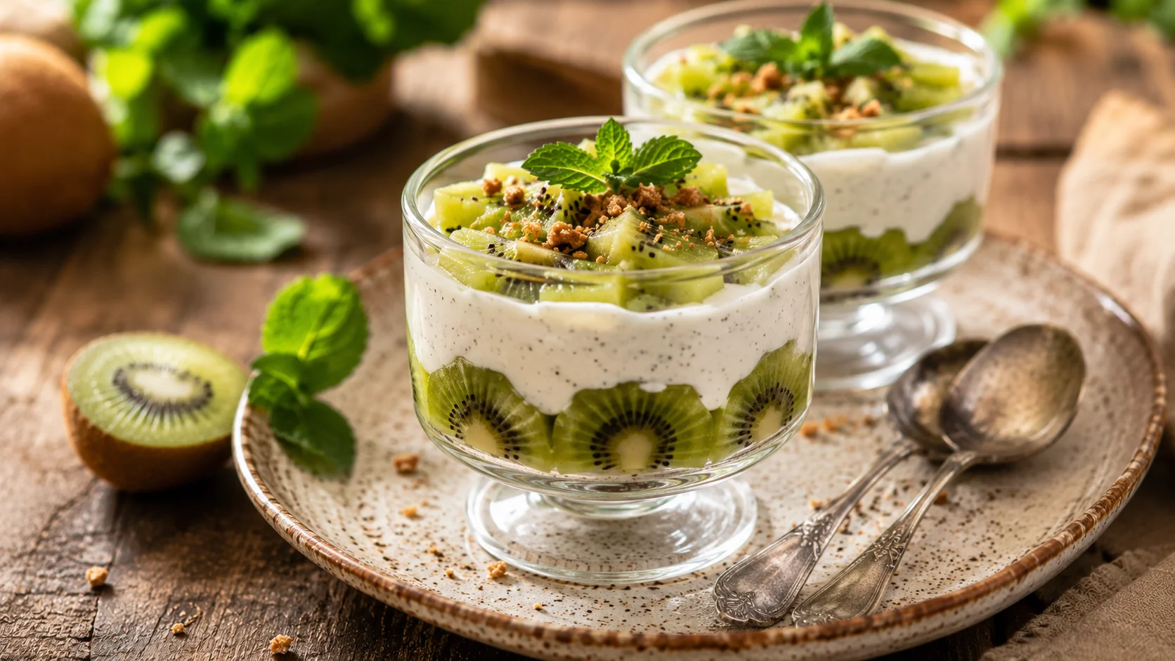 Coupe Kiwi Vanille recipe