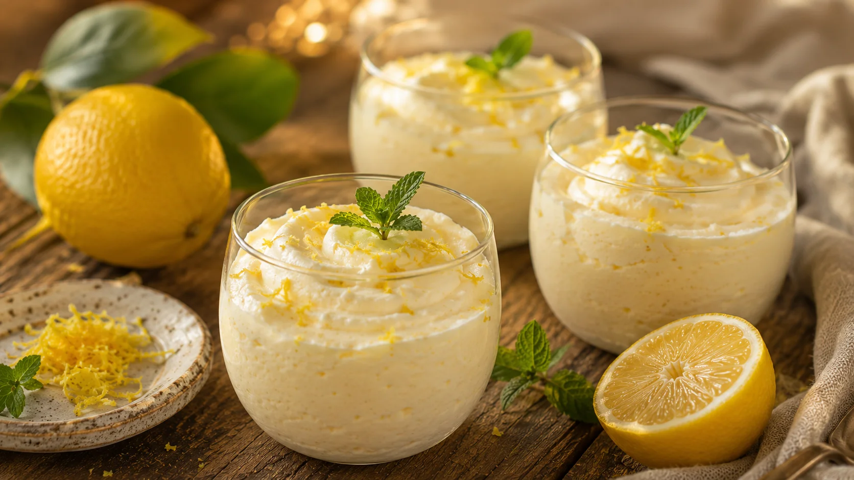 Mousse Citron Express recipe
