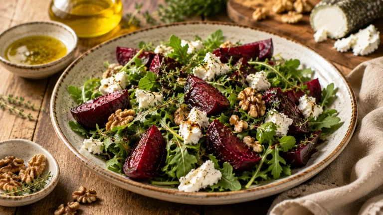 🥗 Salade Betteraves Rôties & Chèvre recipe