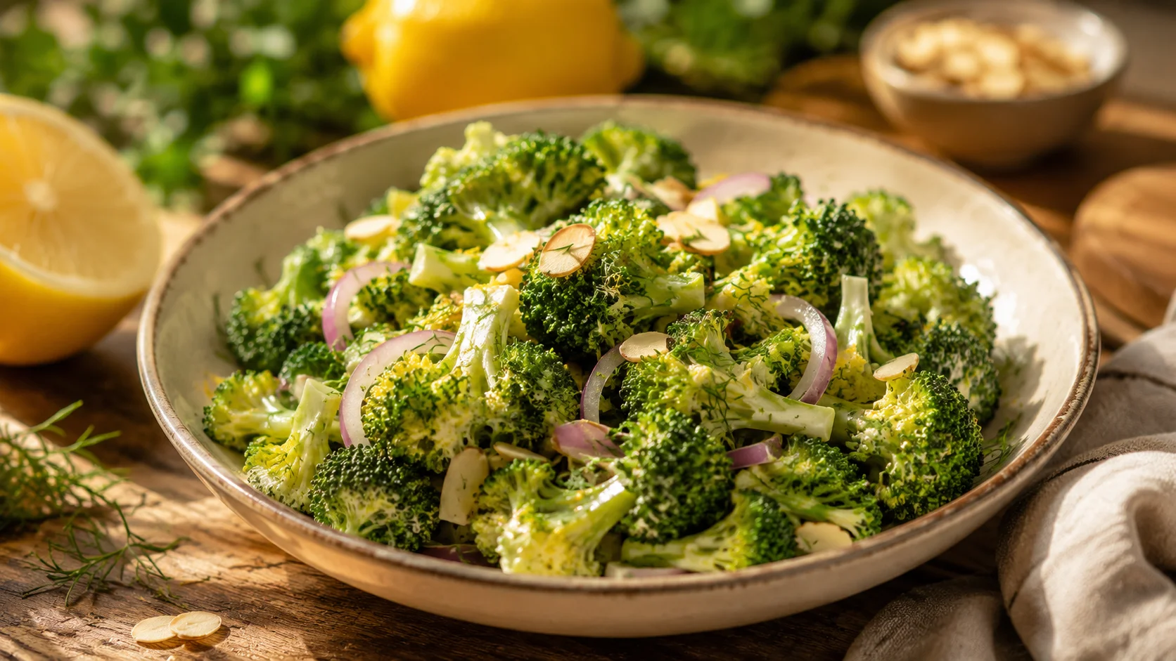 Salade Brocoli Croquant Citron recipe