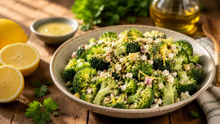 Salade Brocoli Croquant Citron recipe