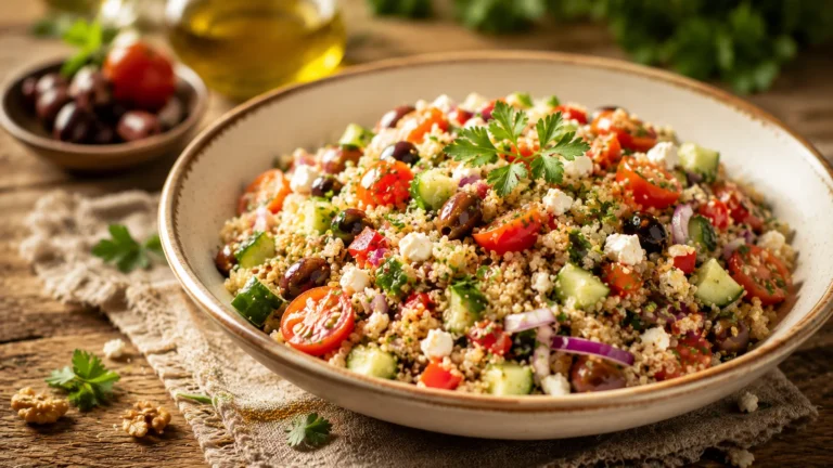 Salade Quinoa Méditerranéenne recipe