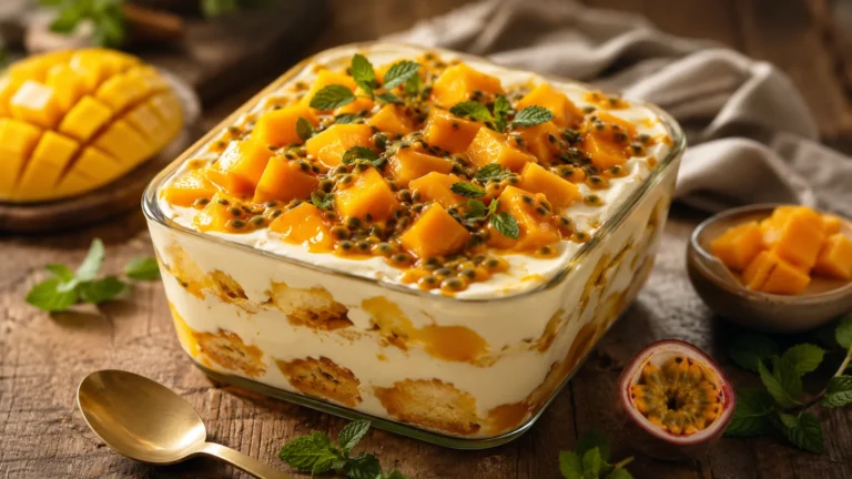 Tiramisu Mangue Passion recipe