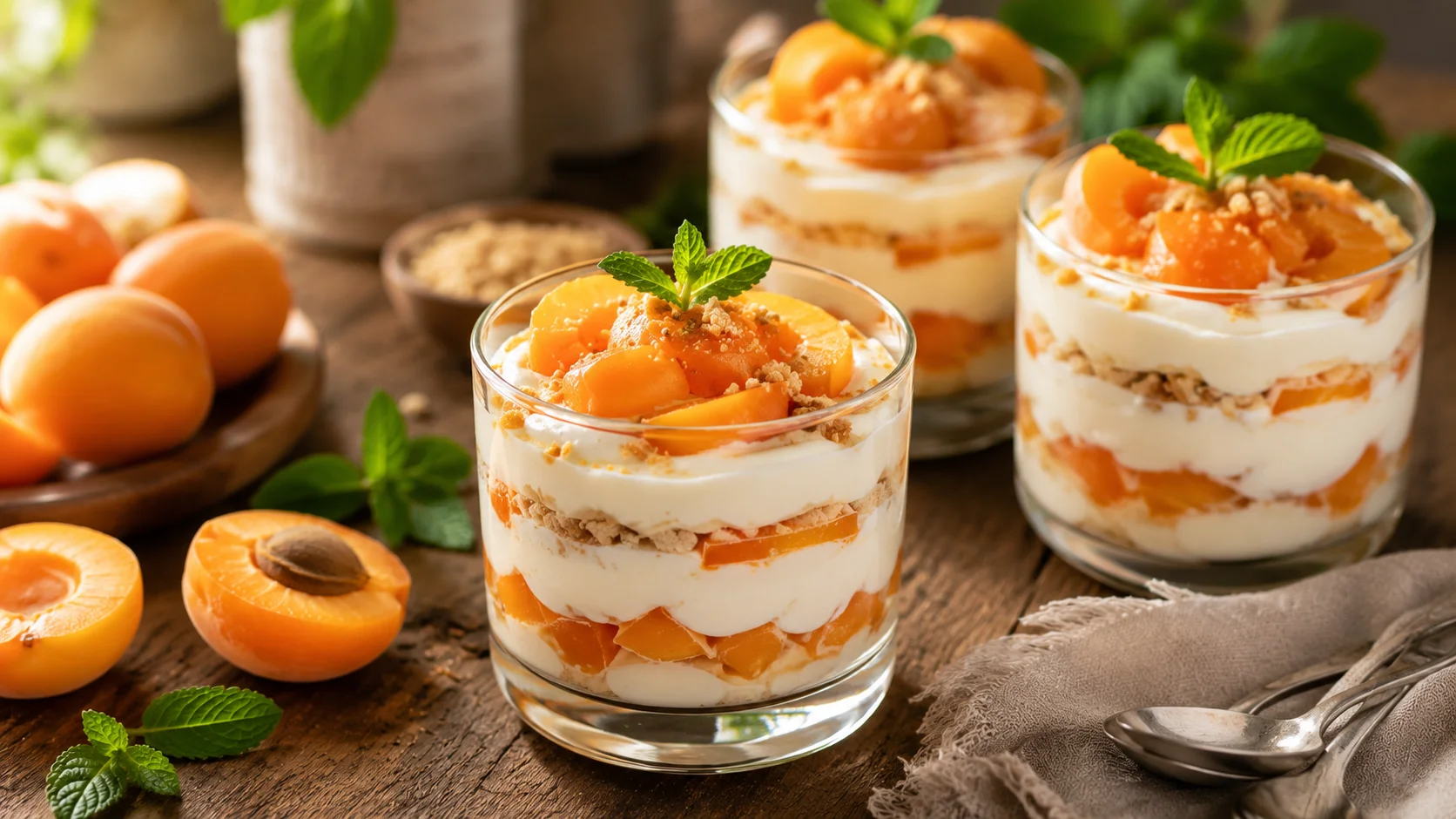 Verrines Abricot Mascarpone recipe